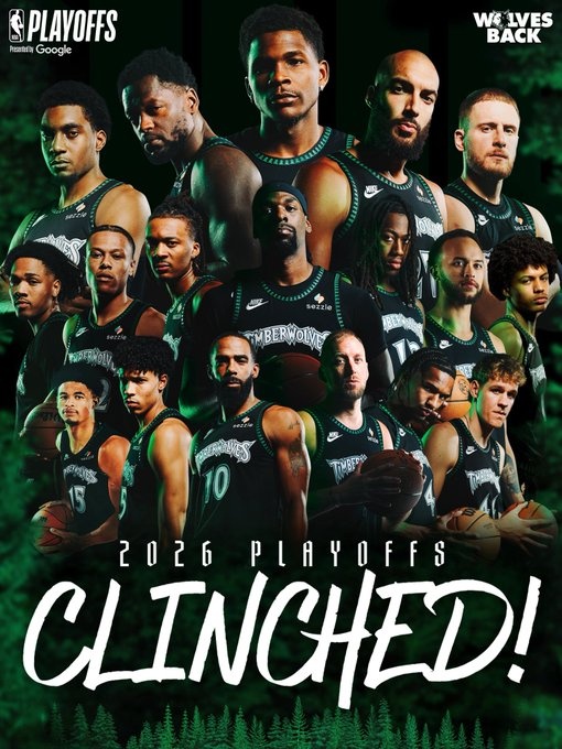还能打进西决吗？森林狼连续5年打进季后赛 队史第二长纪录